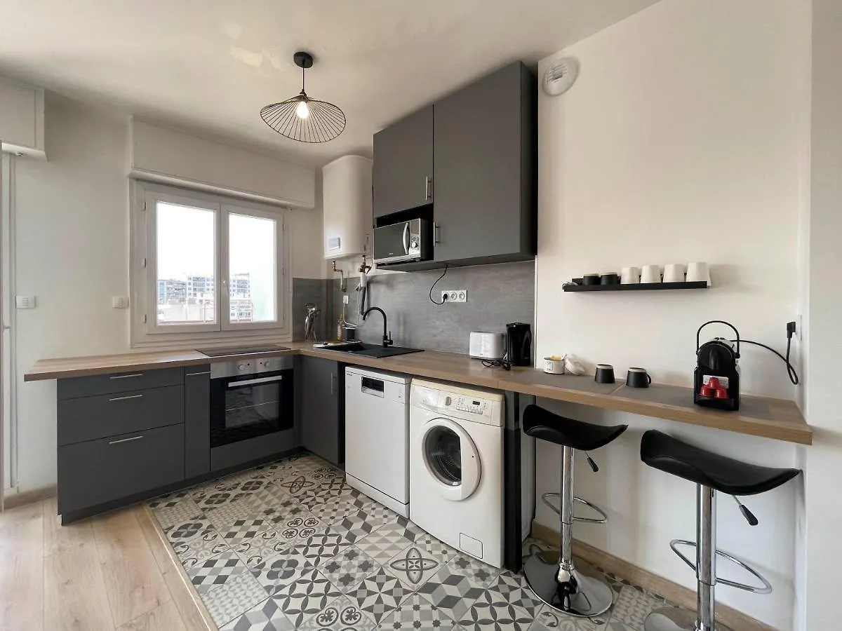 Apartament California Park - Wifi, Ac, 4 Pers Nicea 0*,  Francja