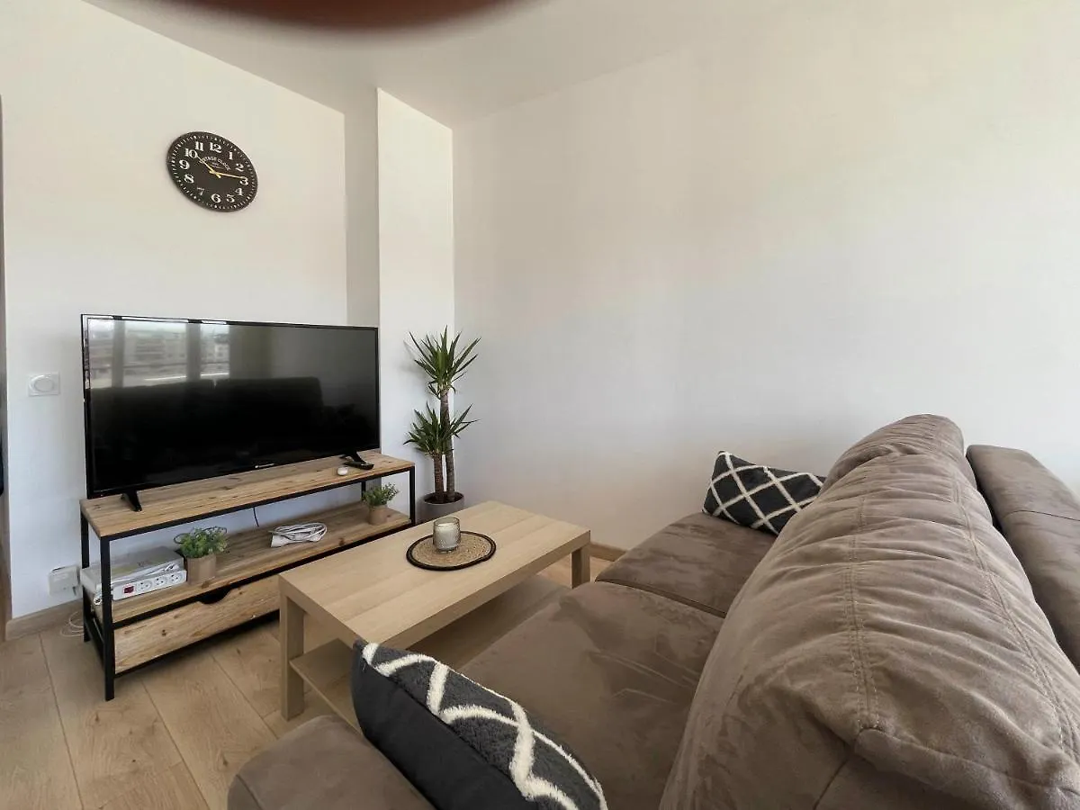 Apartament California Park - Wifi, Ac, 4 Pers Nicea Francja